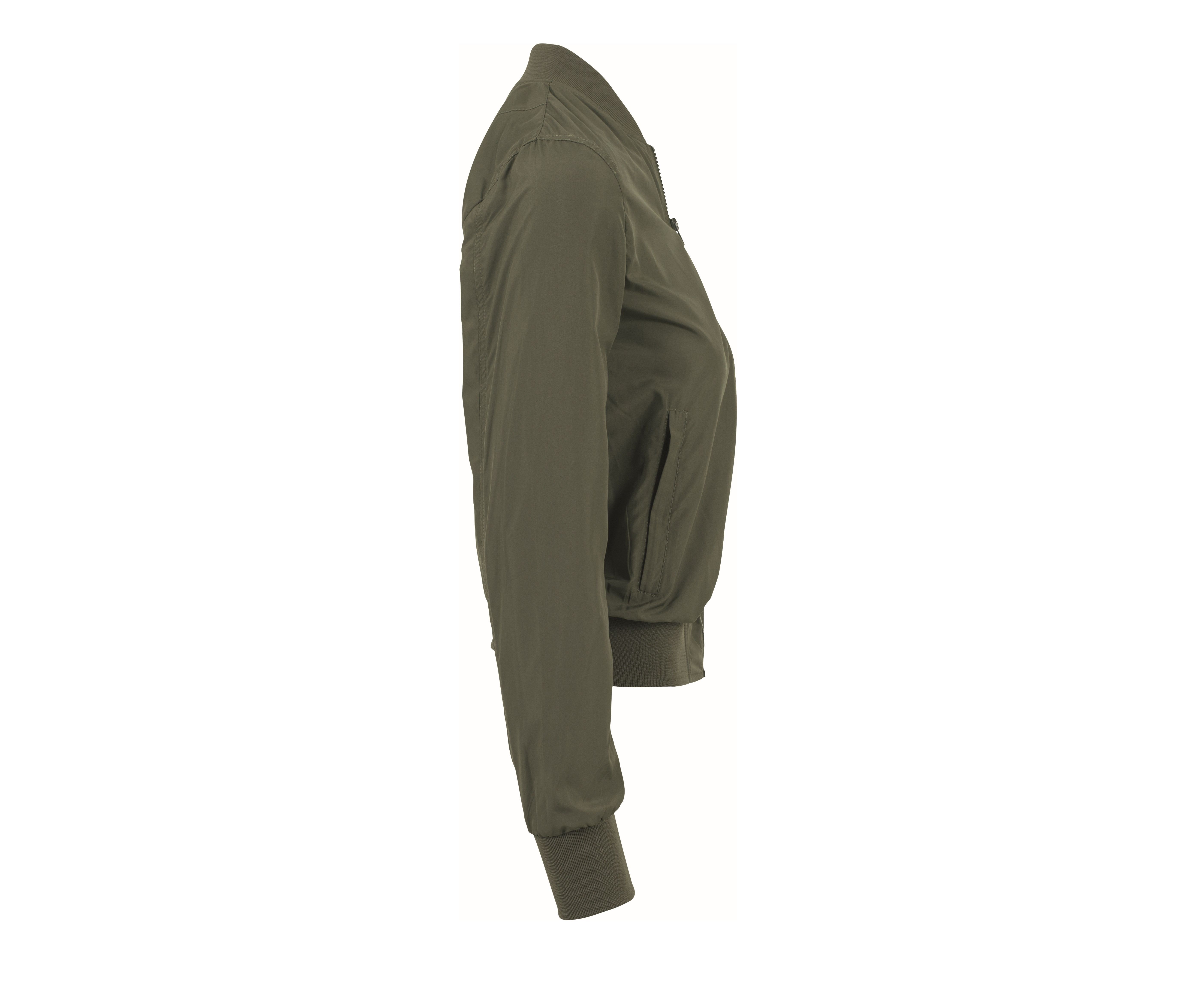 LADIES NYLON BOMBER JACKET